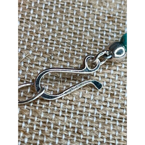 Jay King Turquoise Gemstone Teardrop Necklace With Sterling Silver Clasp - Picture 13 of 13